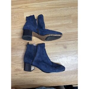 Donald J. Pliner Blue Ankle Boots